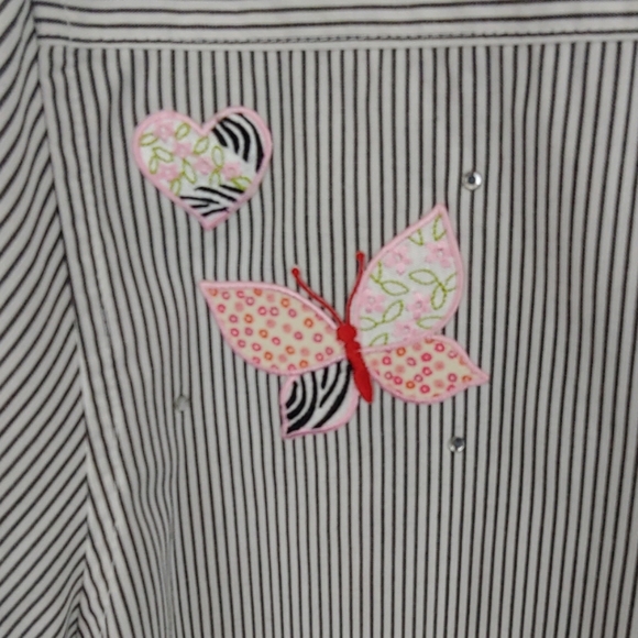 Drapers & Damon's Shirt Butterflies Fireflies Med - Picture 6 of 8